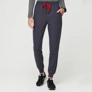 Figs Charcoal Grey High Waisted Zamora charcoal grey medium petite